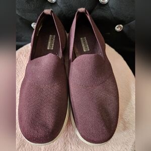 Skechers Women Slip-On Shoes - Burgundy